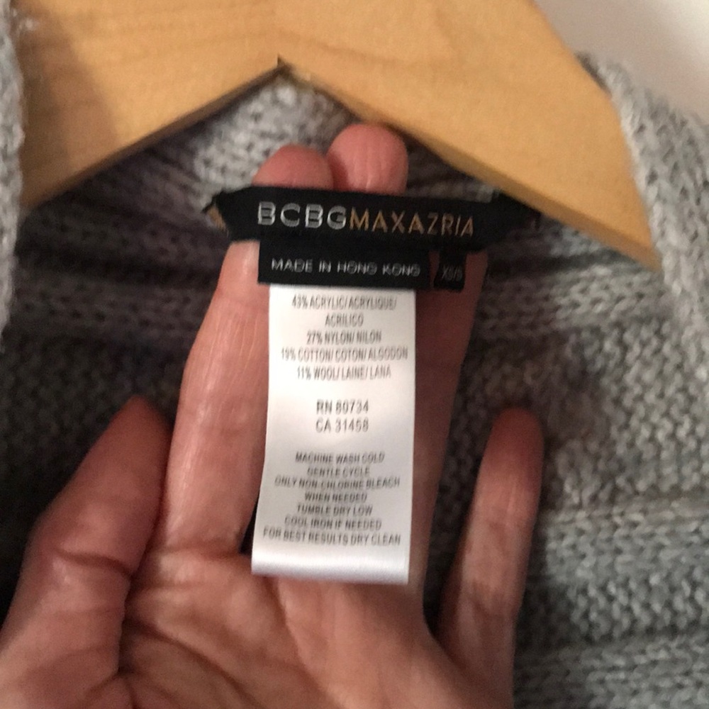 BCBG Gray Sweater - Small - Picture 3 of 3